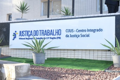 Fachada do Centro Integrado da Justiça Social