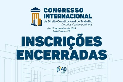 A organização informa que os inscritos receberão e-mail de confirmação nos próximos dias