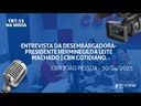 Entrevista da desembargadora presidente Herminegilda Leite Machado - CBN Cotidiano Entrevista da desembargadora presidente Herminegilda Leite Machado - CBN Cotidiano