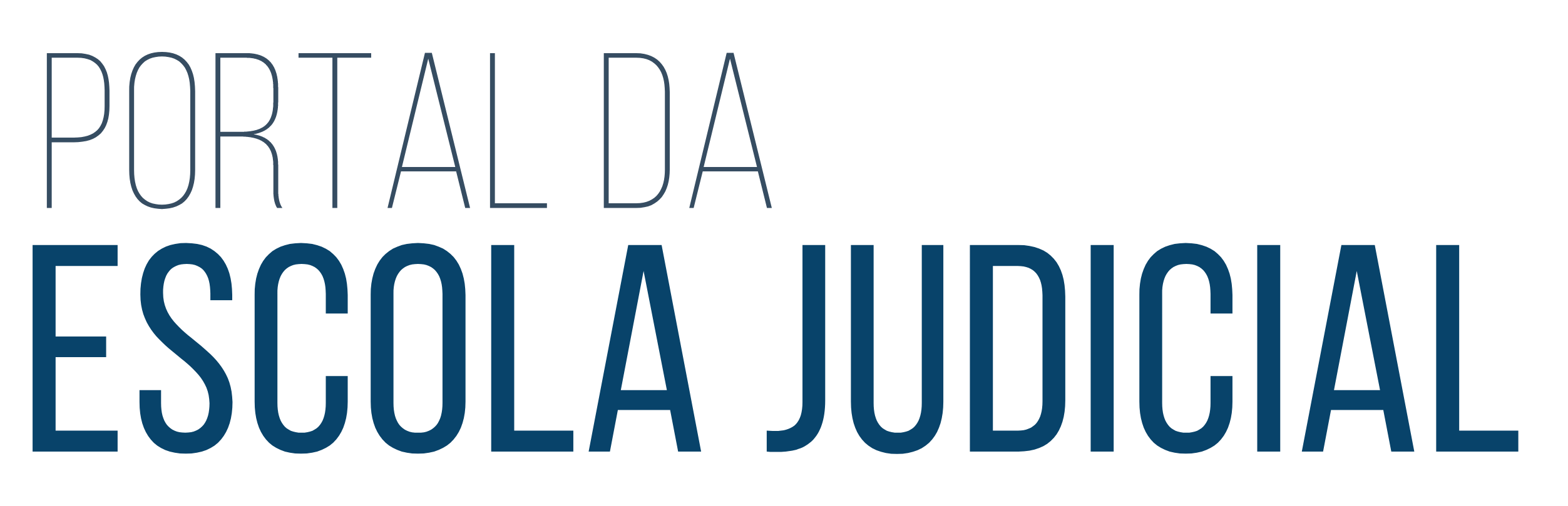 Banner do portal da escola judicial