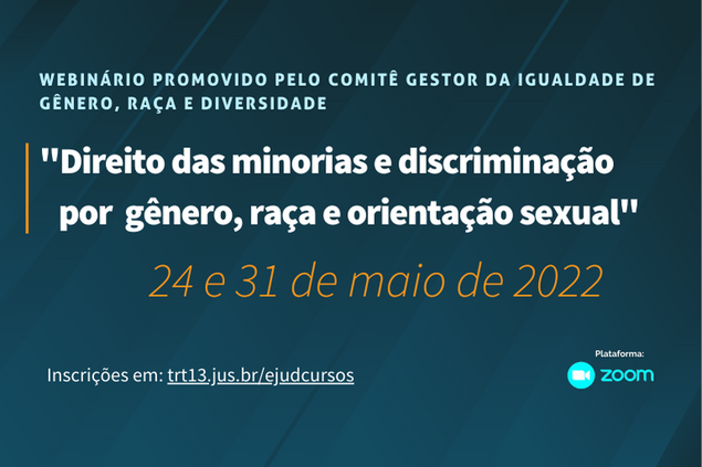 Webinário discute direitos das minorias e formas de combater a discriminação