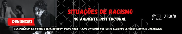 Denuncie situações de racismo no ambiente institucional